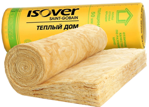Утеплитель ISOVER Теплый дом  (1,2х7х50) 17,08 кв,м