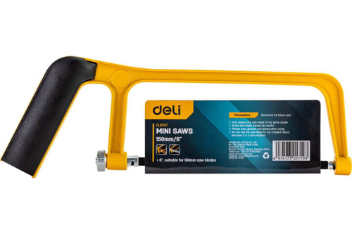 Ножовка по металлу 150мм Deli