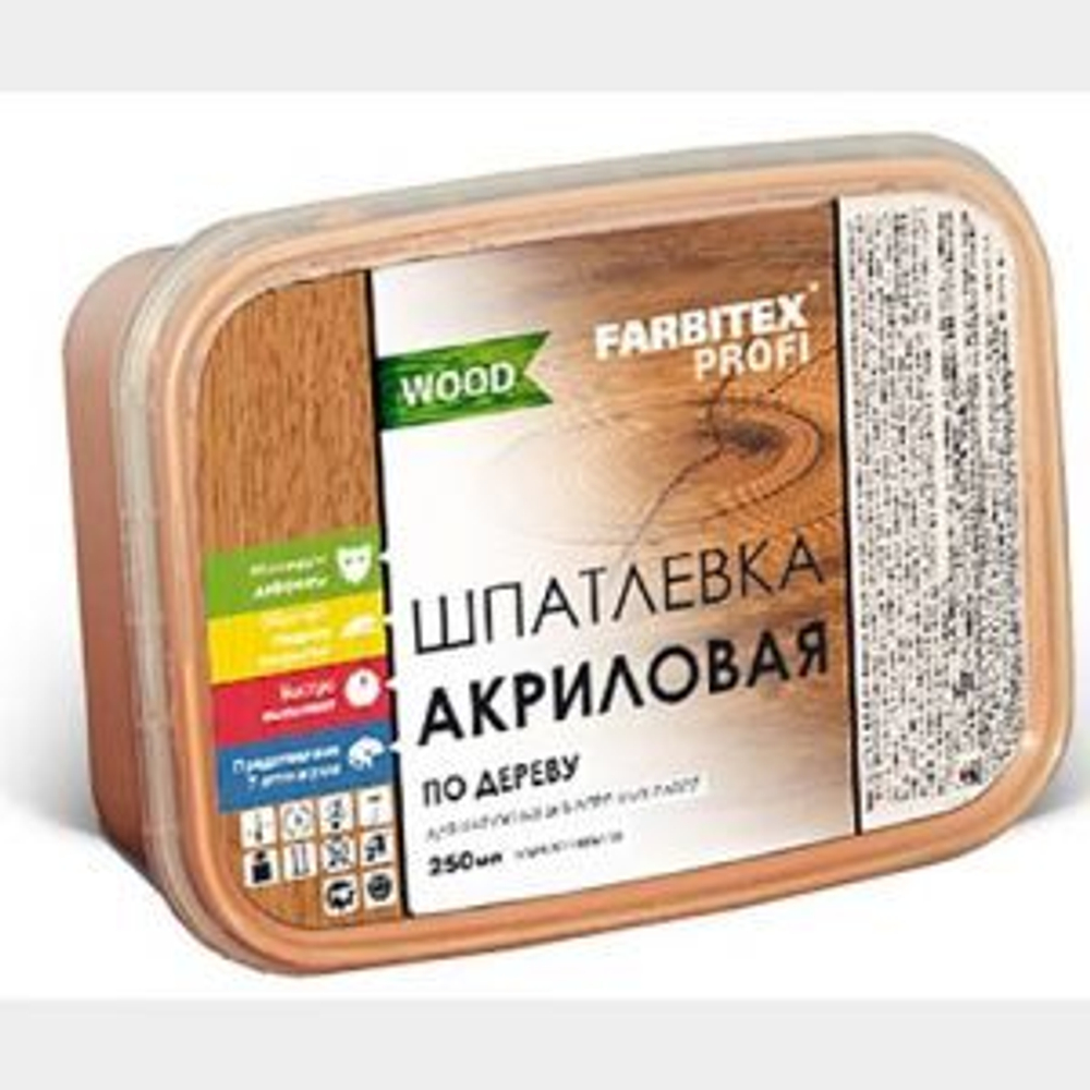 Шпаклевка по дереву сосна 0,25мл FARBITEX
