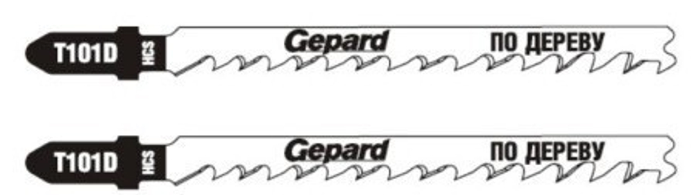 Пилки д/лобзика T118G Gepard