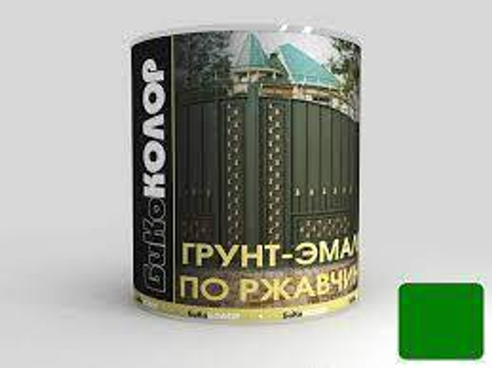 Грунт-эмаль по ржавчине черная 0,8кг Бико