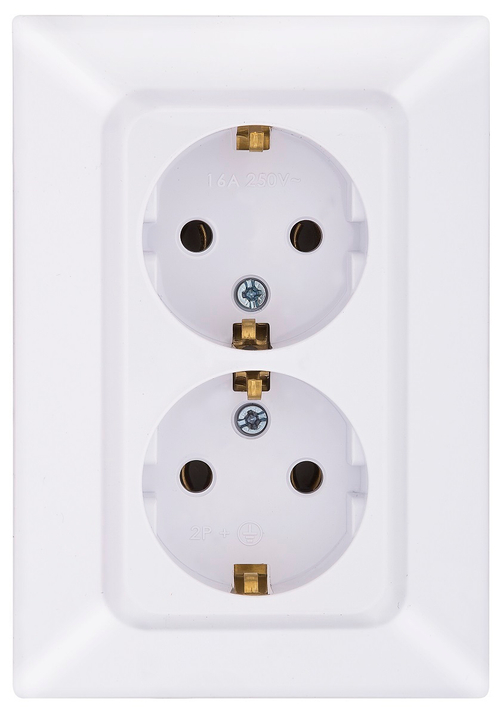 Розетка 2-ая СУ с/з Ne-Ad Aras Жемчуг