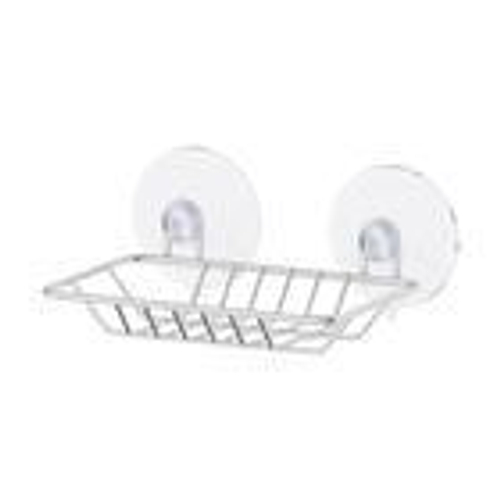 Мыльница-решетка на присоске хром SORCOSA