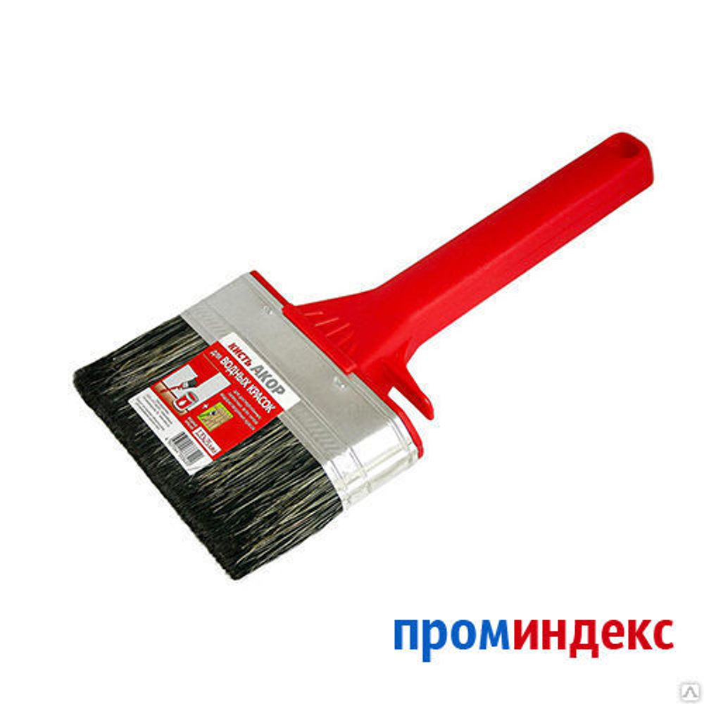 Кисть плоская 100мм ВОДНЫЕ КРАСКИ Акор