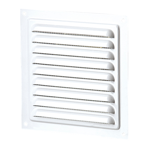 Решетка 150х150 мм металл белая