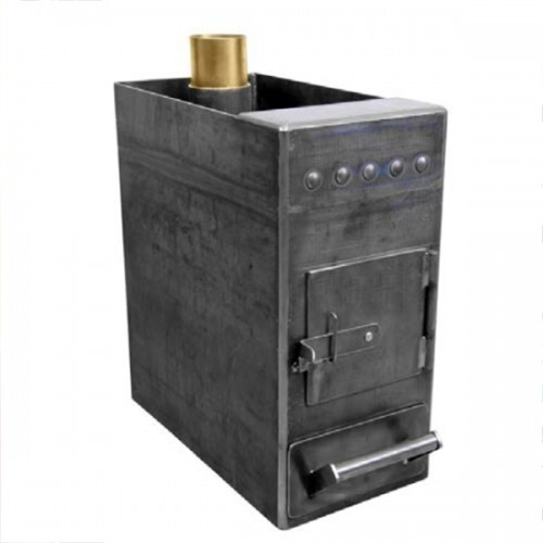 Банная печь под уголь "Корабль-зольник" 8мм