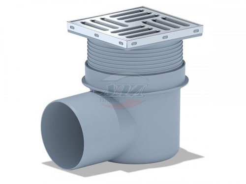 Трап горизонтальный Ду100 (150*150) АНИ ТА1612 нерж.