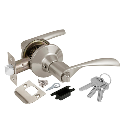 Ручка-защелка AJAX DK610 SN-ЕТ (кл/фик.) мат.никель