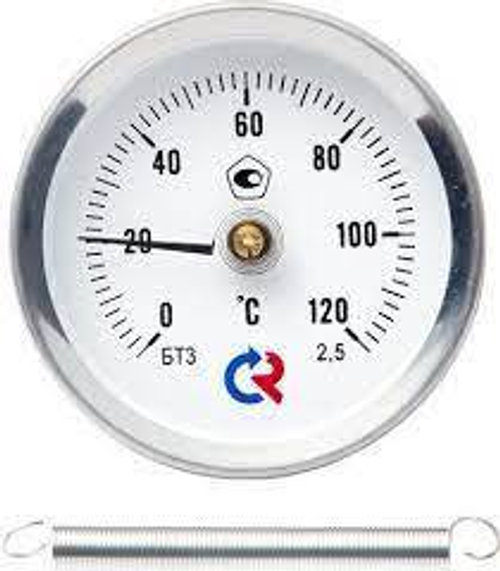 Термометр БТ-30,010 120 град. пружинный