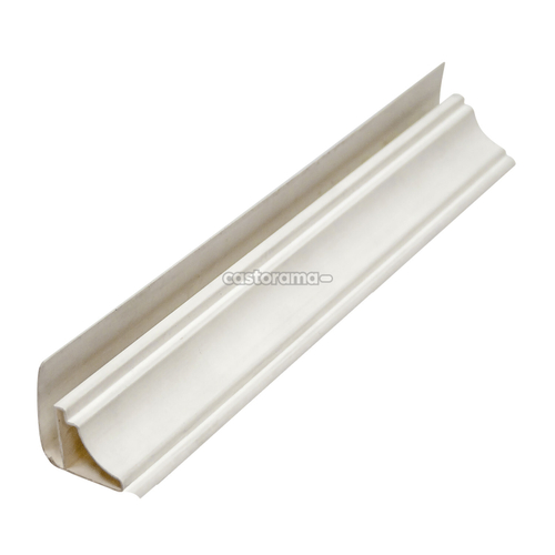 Плинтус потолочный для панелей ПВХ 3м белый