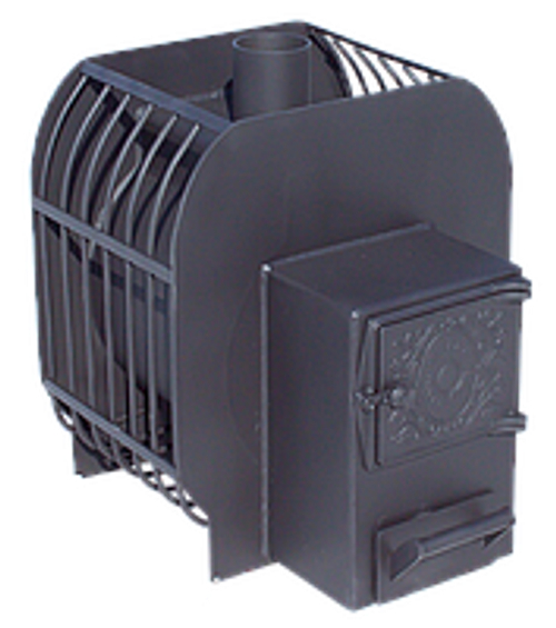 Банная печь под уголь "Боярин-тоннель-зольник" 10мм