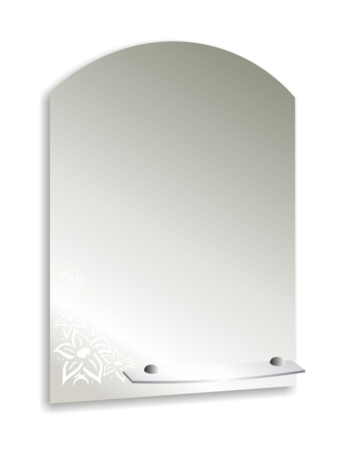 Зеркало Ledeme 600*450 с полкой