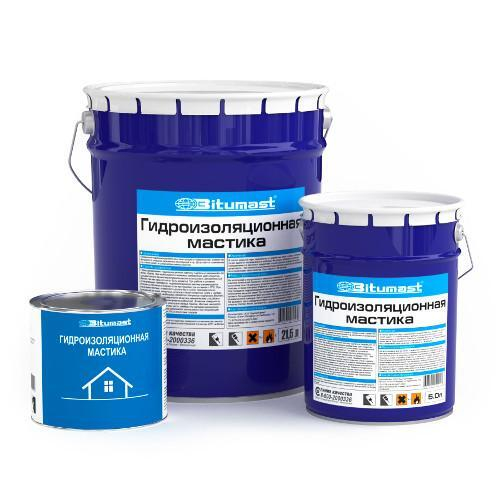 Мастика гидроизоляционная 3л
