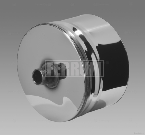 Заглушка с конденсатоотводом 197мм внутренняя