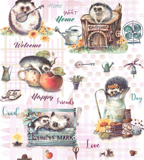 Обои Саратов Ёжики 03 0.53*10м