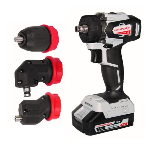 Шуруповерт Интерскол КомбиМакс ДА-10/12В 4 насадки