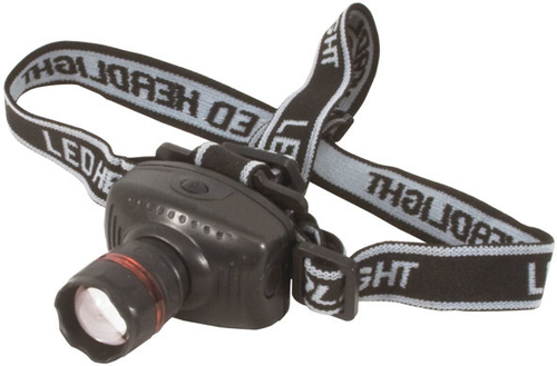 Фонарь 1Вт с креплением на голову