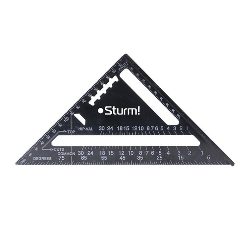 Угольник 170мм Sturm! черный