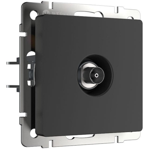 Розетка СУ TV Werkel Черная