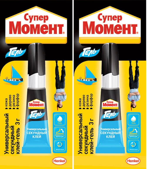 Клей " Супер Момент" Гель, 3г