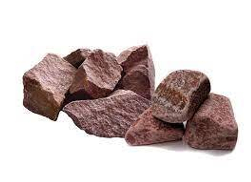 Камень КВАРЦИТ малиновый 20кг (коробка)