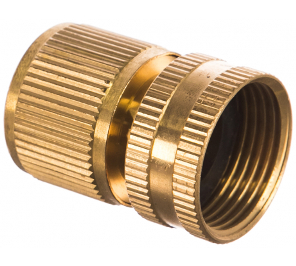Соединитель быстросъемный латунный 1/2"-3/4" в/р GRINDA