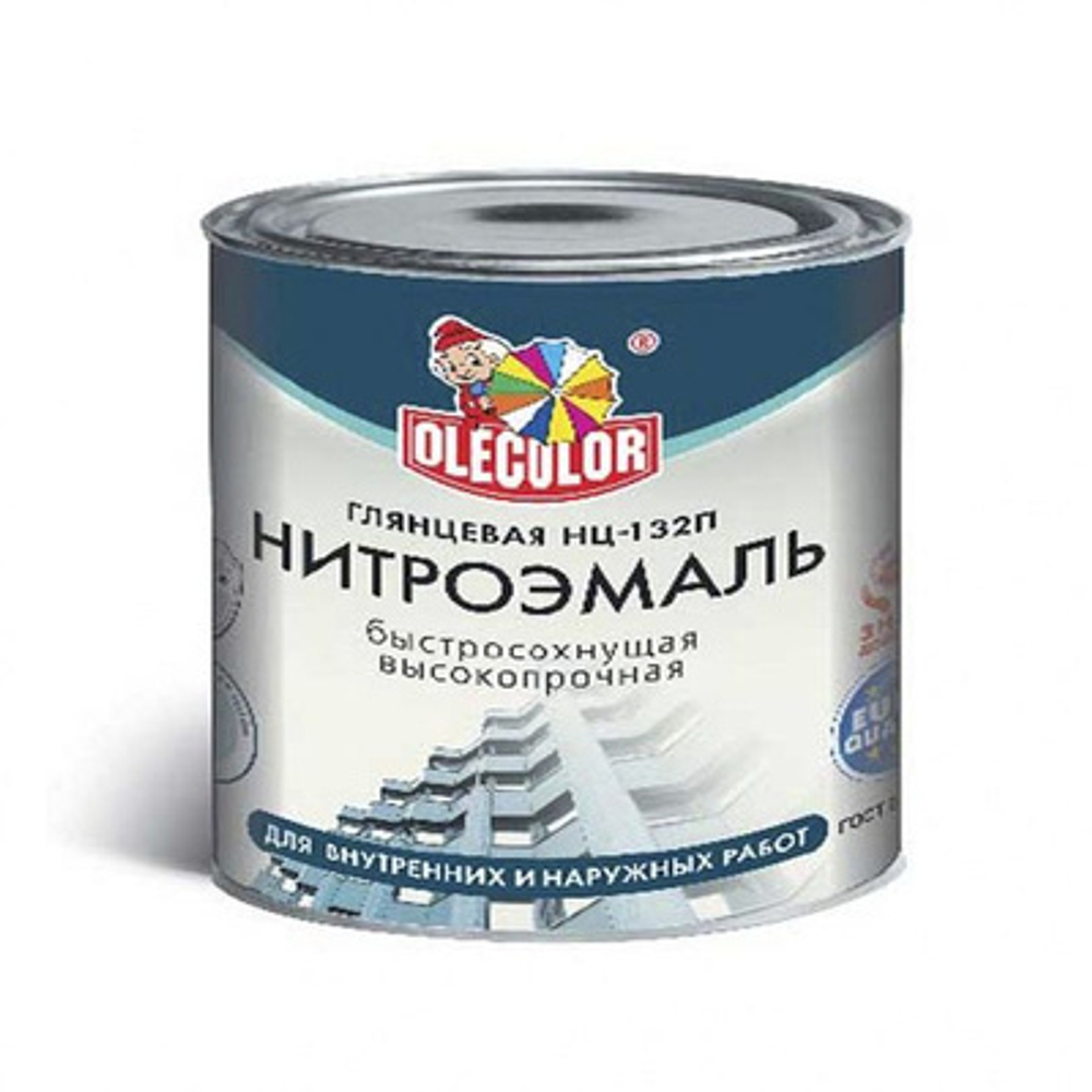 Эмаль НЦ-132  желто-корич. 1,7кг OleColor