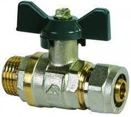 Кран шаровый 16*1/2" ц-ш (100шт)