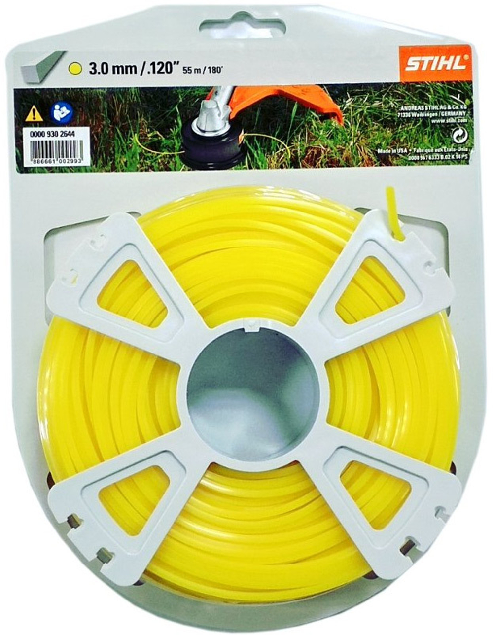 Леска 3х53 (квадрат) Stihl
