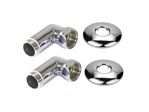 Американка для углового соединения г/ш хром 1" (пара)