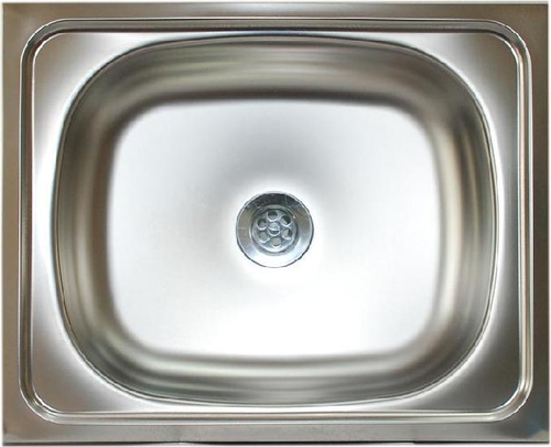 Мойка накладная 500*500  0,8мм 180глуб