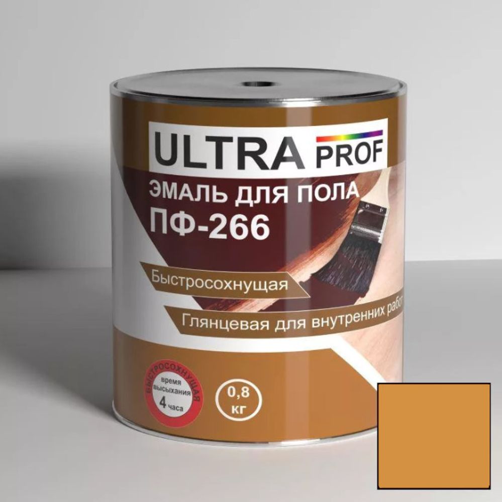 Краска ПФ-266 для пола красно-коричневая