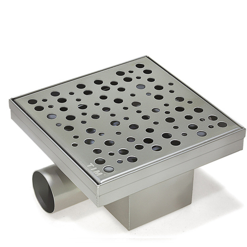 Трап гор. вып. квадрат.гидр.+сух. затвор TIM