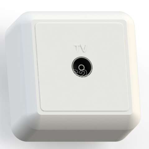 Розетка телевиз оптима